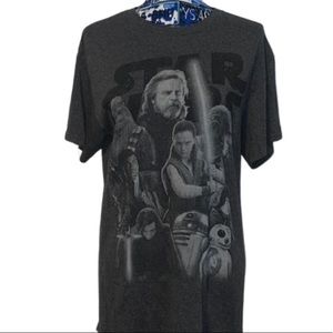STAR WARS | SHORT SLEEVE GRAY T-SHIRT | SIZE M